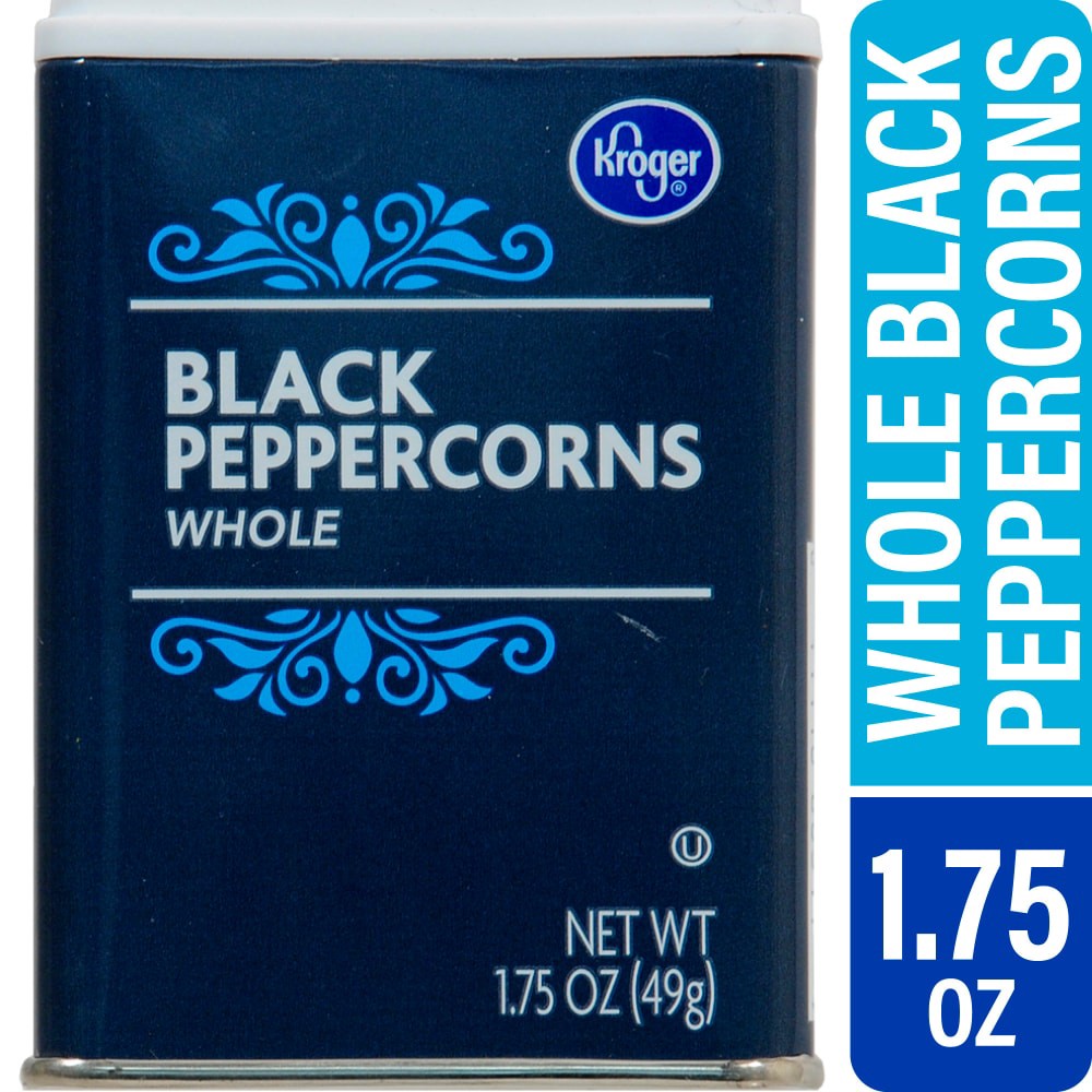 slide 2 of 4, Kroger Whole Black Peppercorns, 1.75 oz
