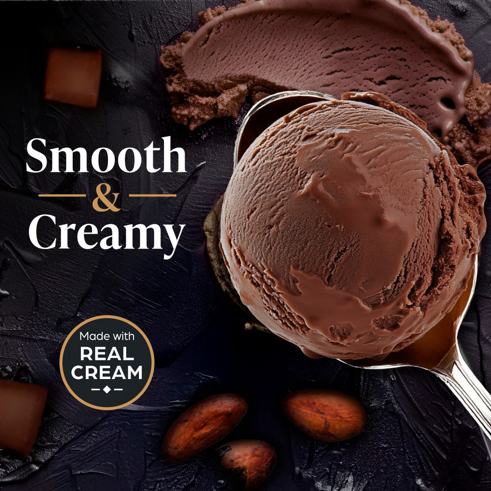 slide 5 of 5, Private Selection® Chocolate Ganache Ice Cream Tub, 48 oz