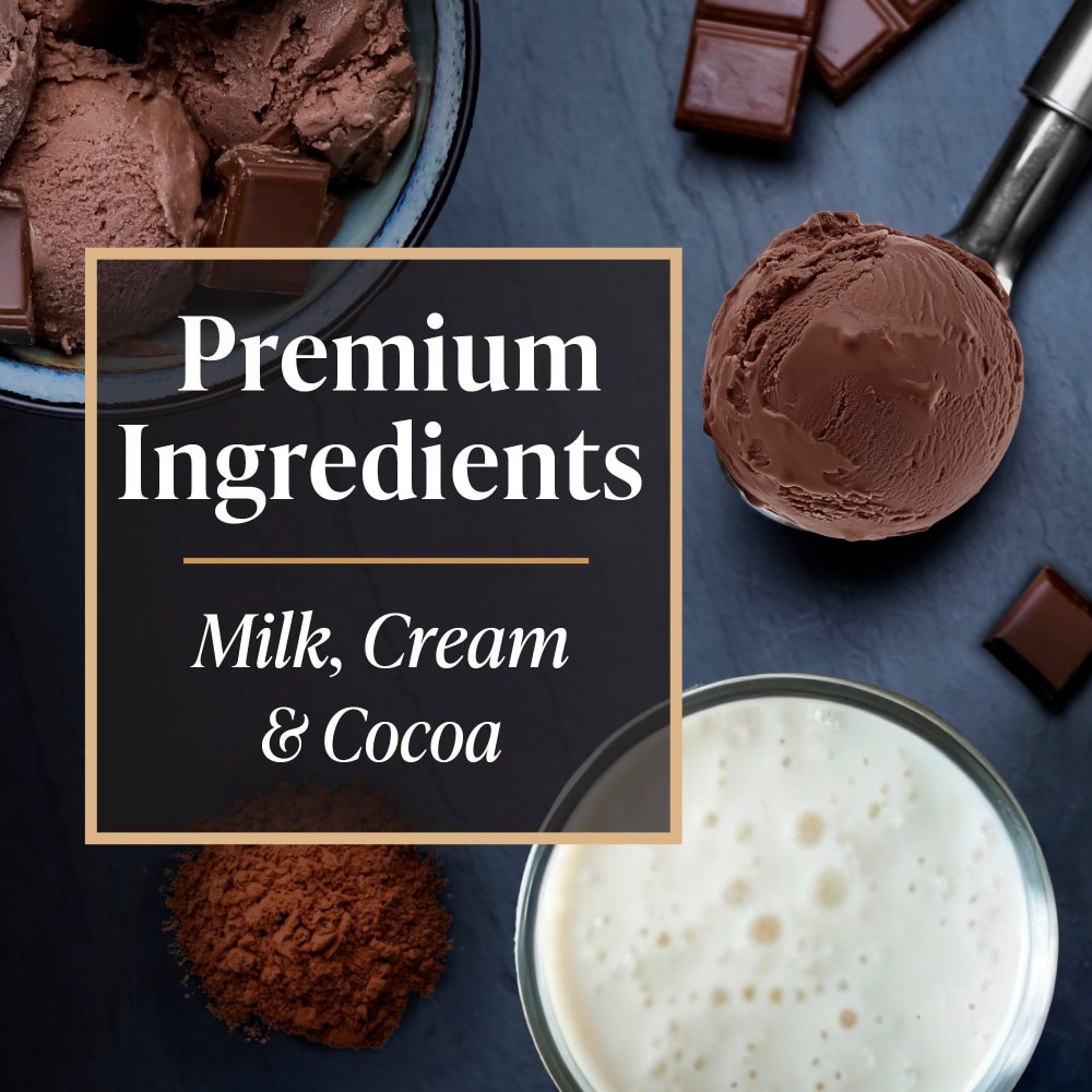 slide 3 of 5, Private Selection® Chocolate Ganache Ice Cream Tub, 48 oz