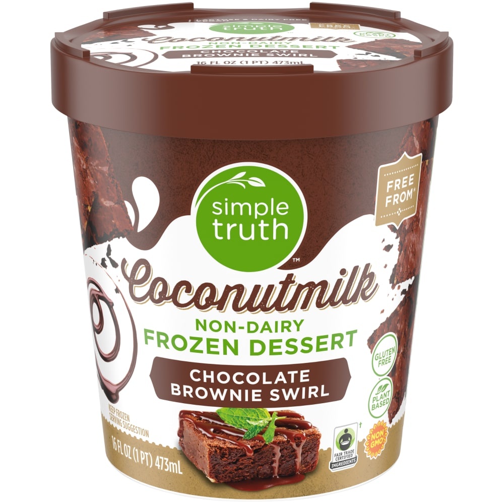 slide 1 of 1, Simple Truth Coconut Milk Non-Dairy Frozen Dessert, 16 oz