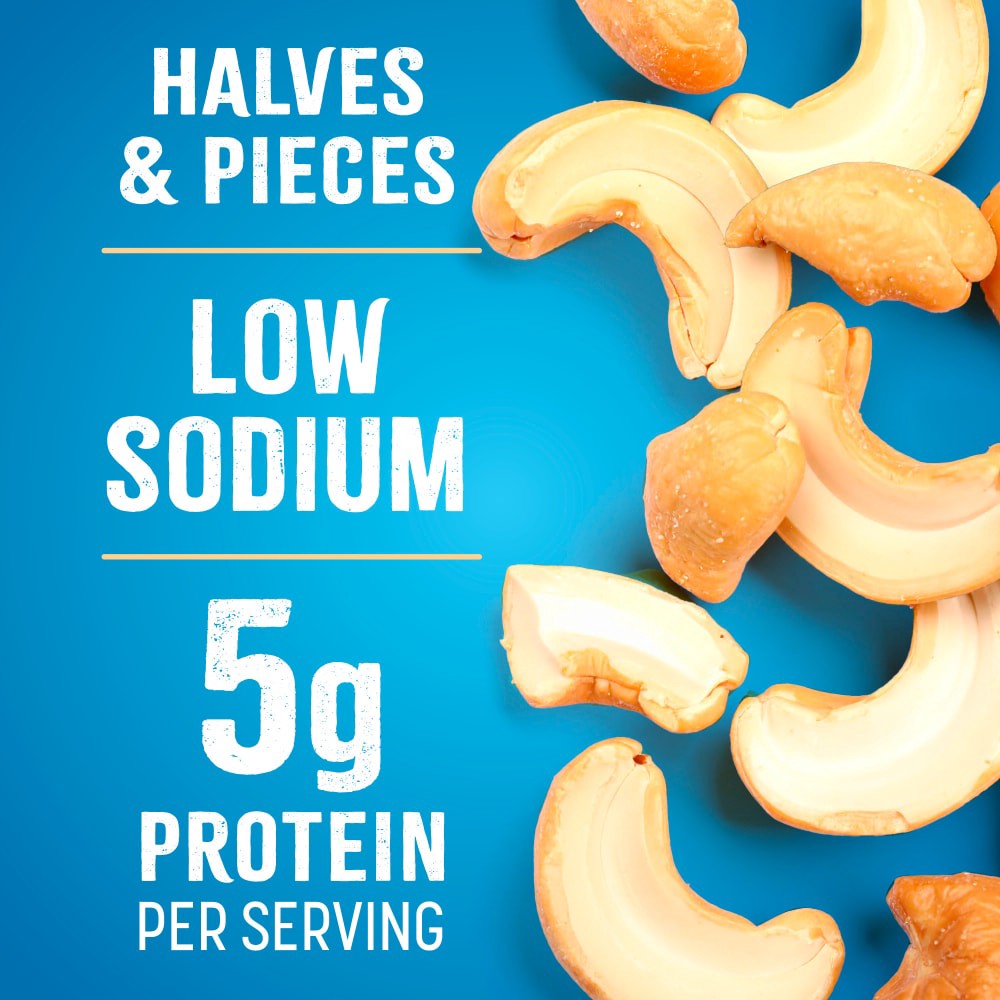 slide 2 of 4, Kroger® Halves & Pieces Lightly Salted Cashews, 8 oz