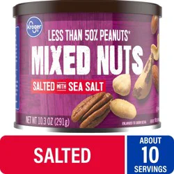 Kroger® Salted with Sea Salt Mixed Nuts