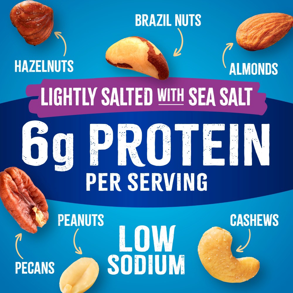 slide 3 of 4, Kroger® Lightly Salted Mixed Nuts, 10.3 oz