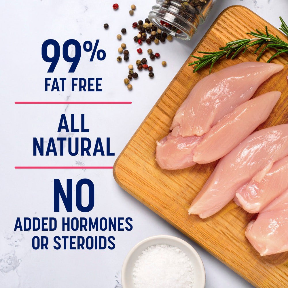 slide 2 of 5, KROGER Ready To Cook, Boneless, Skinless Chicken Tenderloins, Ice Glazed, 1.13 kg