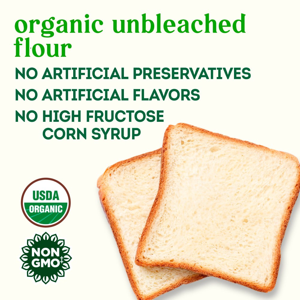 slide 2 of 4, Simple Truth Organic White Bread, 26 oz