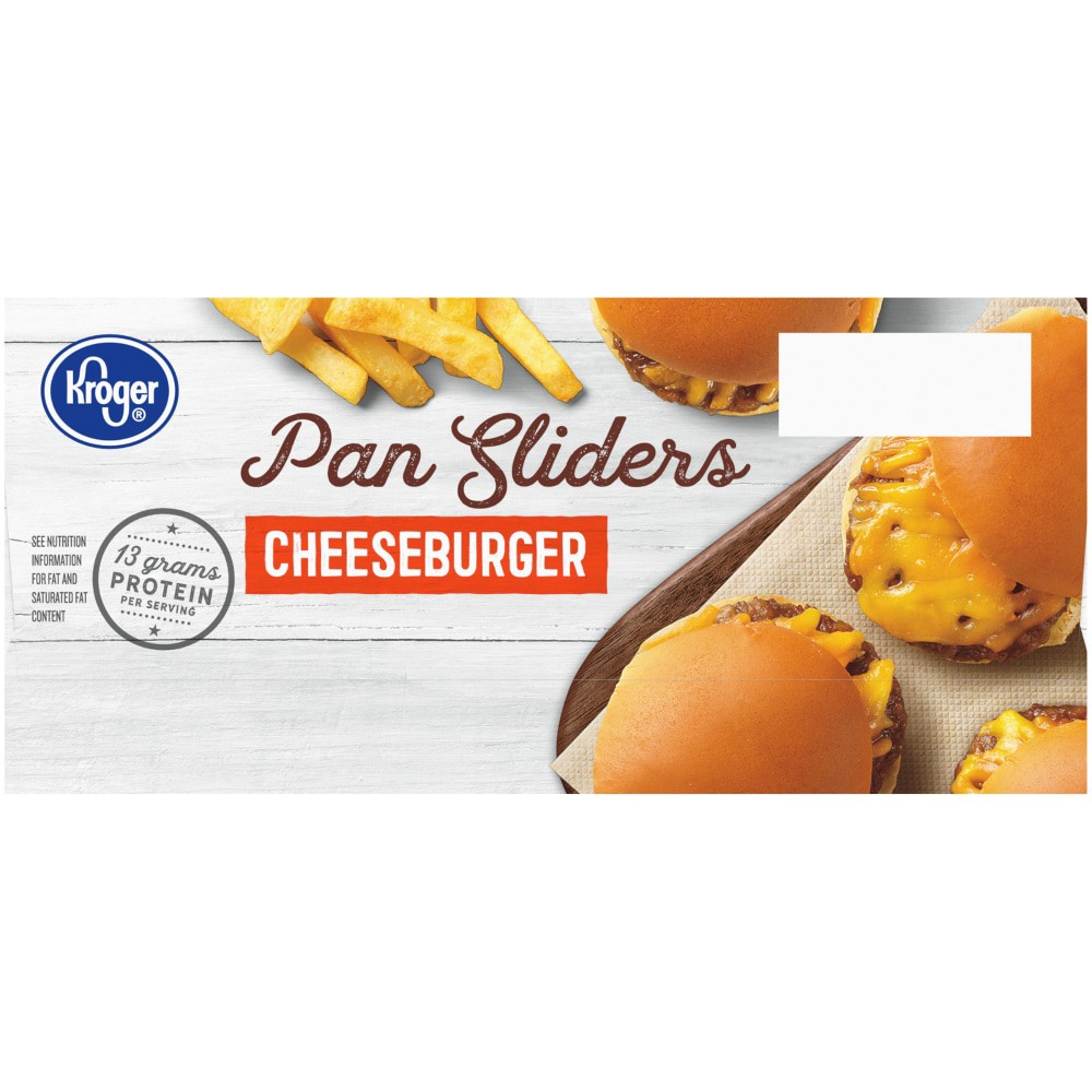 slide 5 of 6, Kroger Cheeseburger Pan Sliders, 6 ct