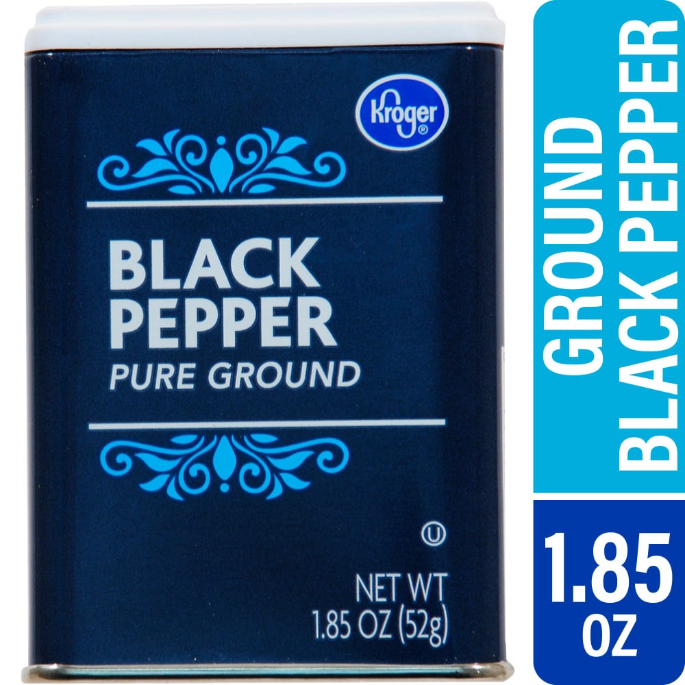 slide 3 of 4, Kroger Pure Ground Black Pepper, 1.85 oz