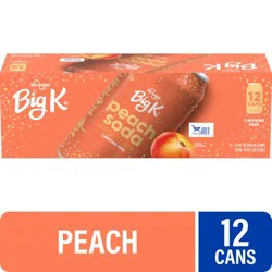 Big K Peach Soda - 12 ct; 12 fl oz - 12 ct; 12 fl oz