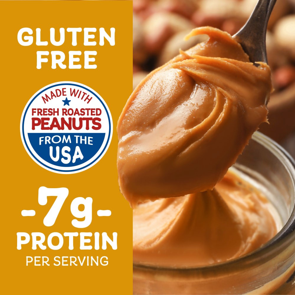 slide 3 of 4, Kroger Honey Creamy Roasted Peanut Spread, 16 oz