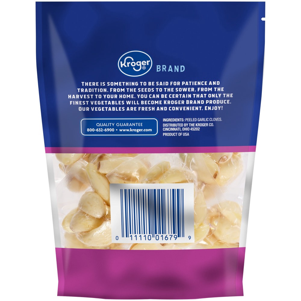 slide 2 of 2, Kroger Peeled Garlic, 6 oz