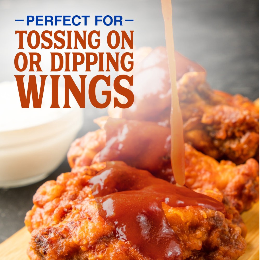 slide 4 of 5, Kroger Spicy Garlic Buffalo Wing Sauce, 12 fl oz
