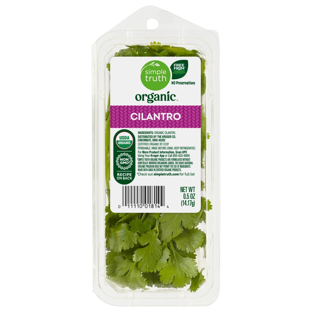 slide 2 of 2, Simple Truth Organic Cilantro 0.5 Oz, 1 ct