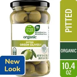 Simple Truth Organic® Pitted Green Olives, 10.4 oz