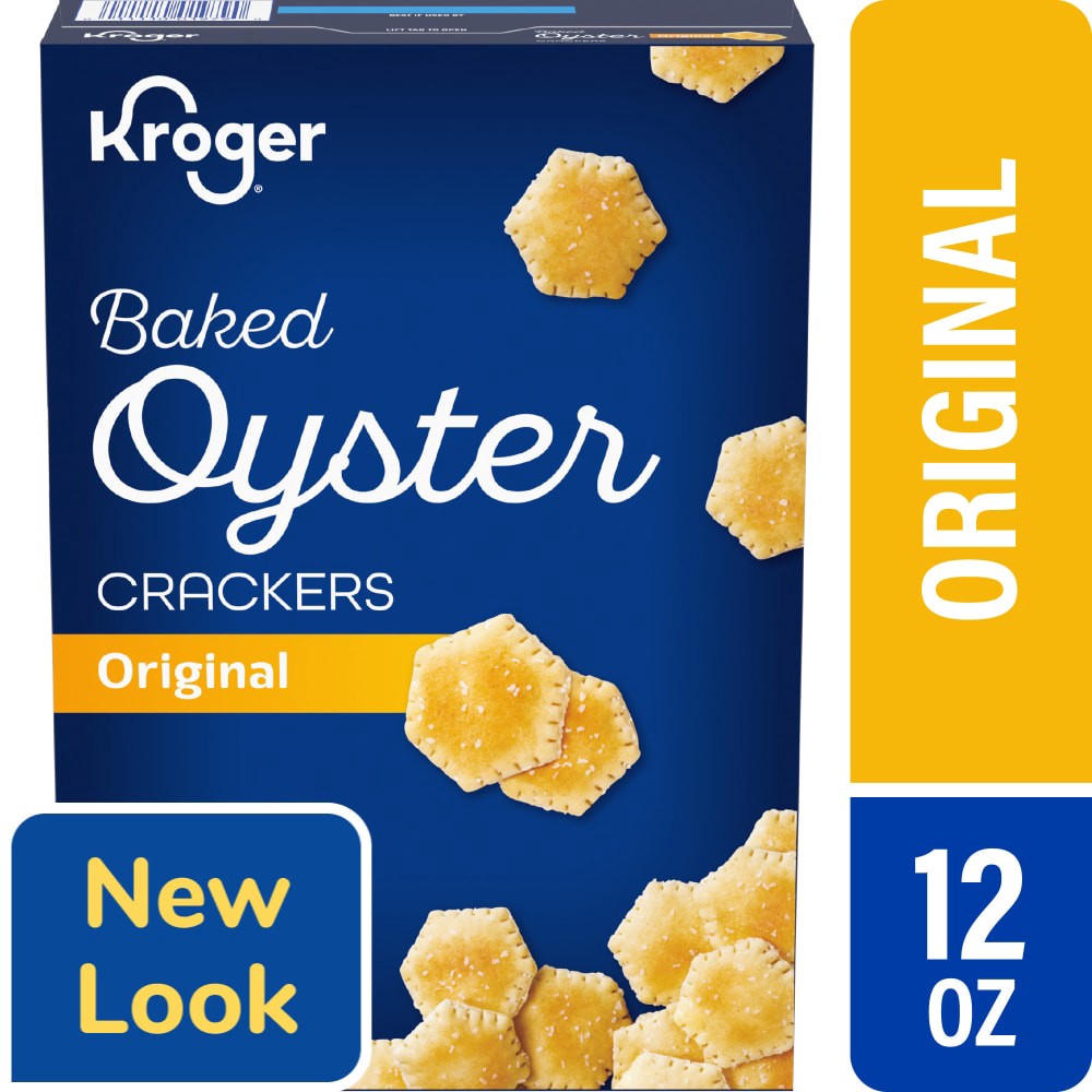 slide 3 of 3, Kroger Original Baked Oyster Crackers, 12 oz