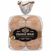 slide 1 of 1, Private Selection Extra Large Crushed Wheat Sandwich Rolls, 21 oz