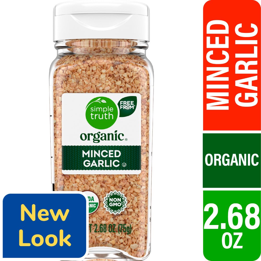 slide 4 of 4, Simple Truth Garlic, Minced, 2.68 oz