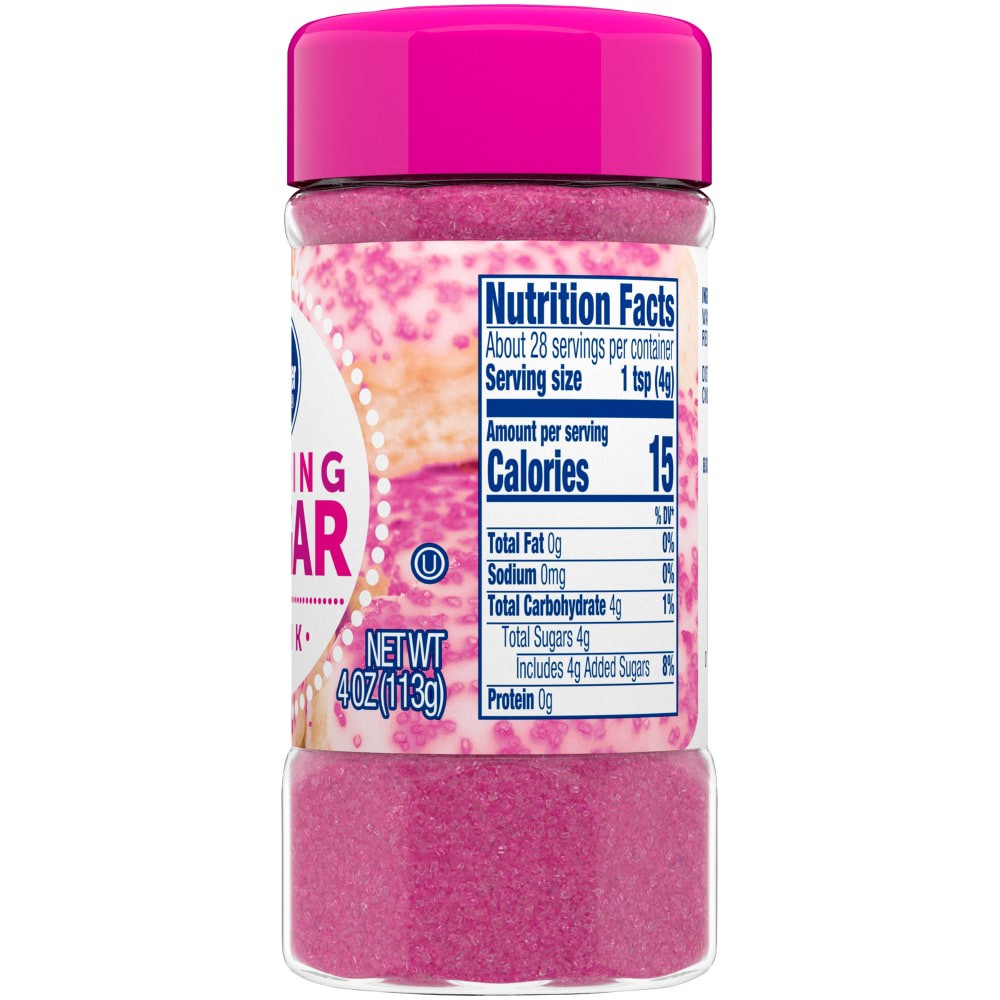 slide 3 of 4, Kroger Pink Sanding Sugar, 4 oz