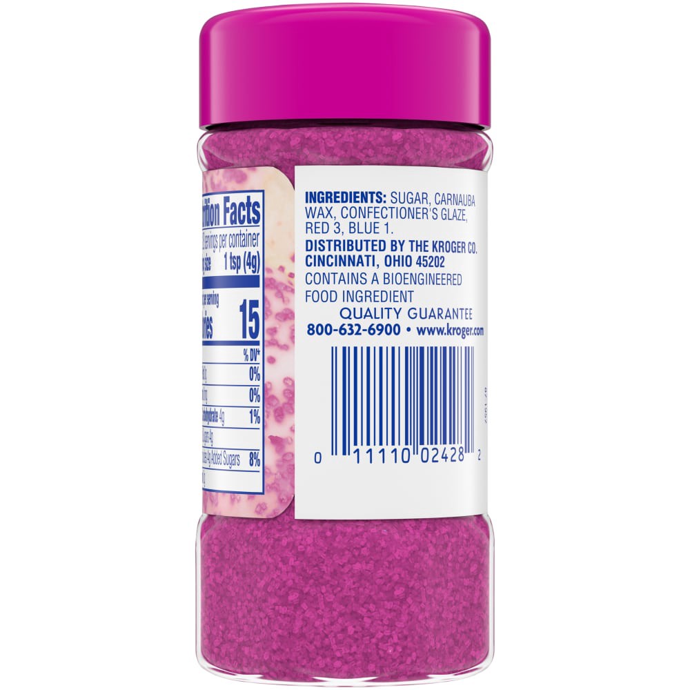 slide 4 of 4, Kroger Pink Sanding Sugar, 4 oz
