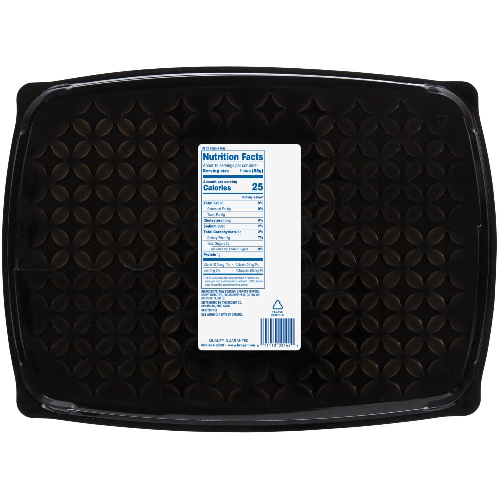 slide 2 of 2, Kroger Veggie Tray, 38 oz