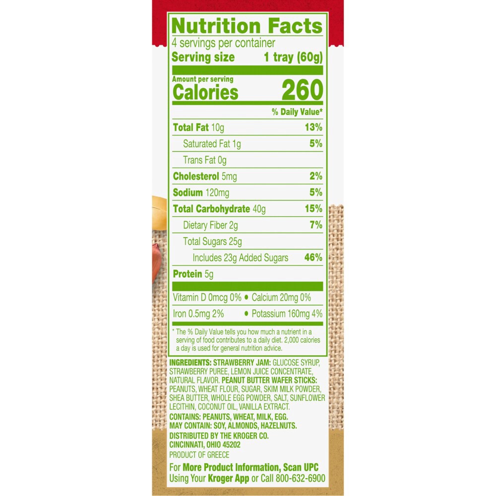 slide 2 of 5, Simple Truth Pb&J Strawberry Jam Dippers, 4 ct; 8.5 oz