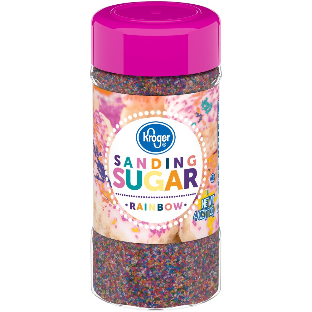 slide 3 of 3, Kroger Rainbow Sanding Sugar, 4 oz
