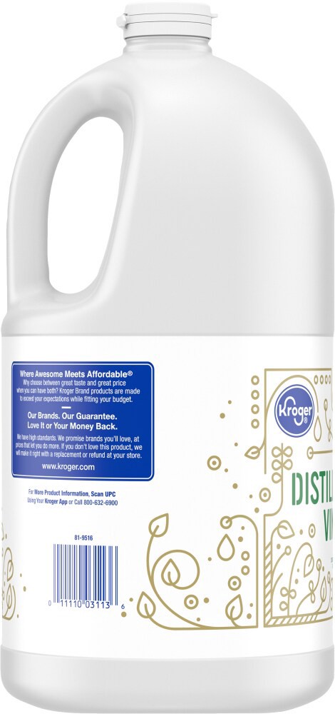 slide 4 of 4, Kroger Distilled White Vinegar, 1 gal