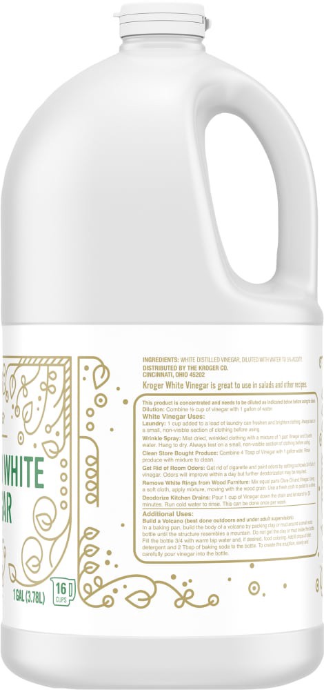 slide 3 of 3, Kroger Distilled White Vinegar, 1 gal