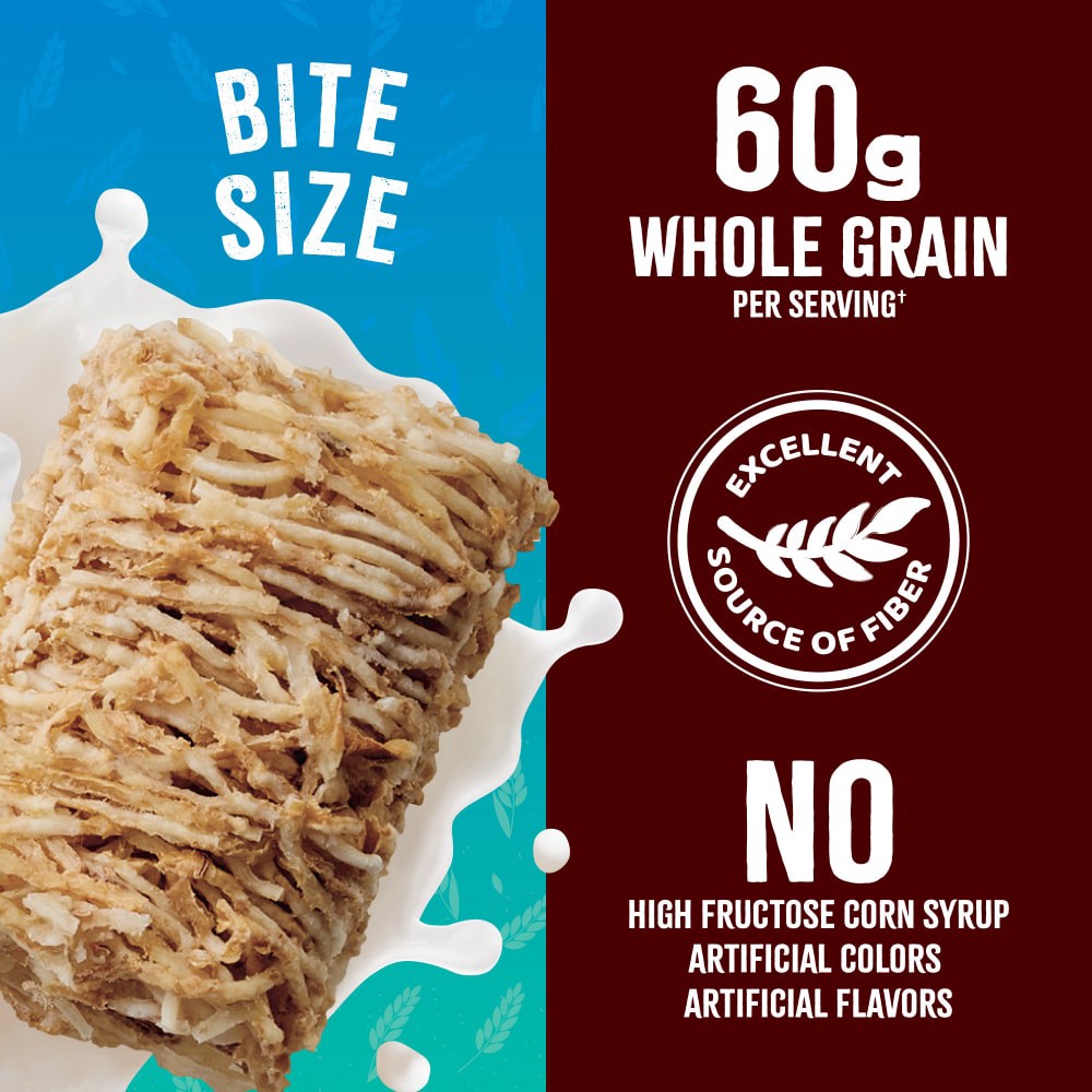 slide 2 of 3, Kroger Bite Size Shredded Wheat Cereal - 16.4 oz, 16.4 oz