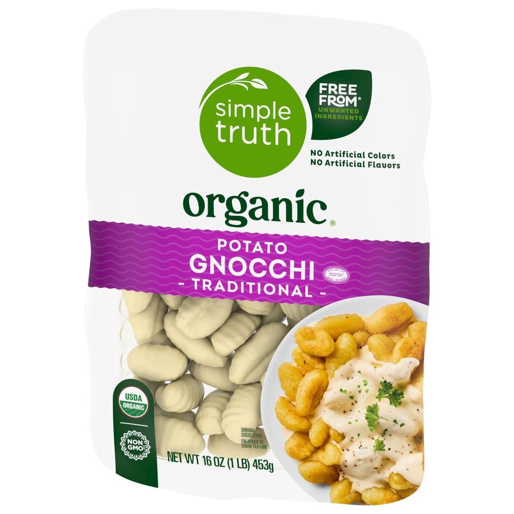 slide 4 of 6, Simple Truth Organic Traditional Potato Gnocchi, 16 oz