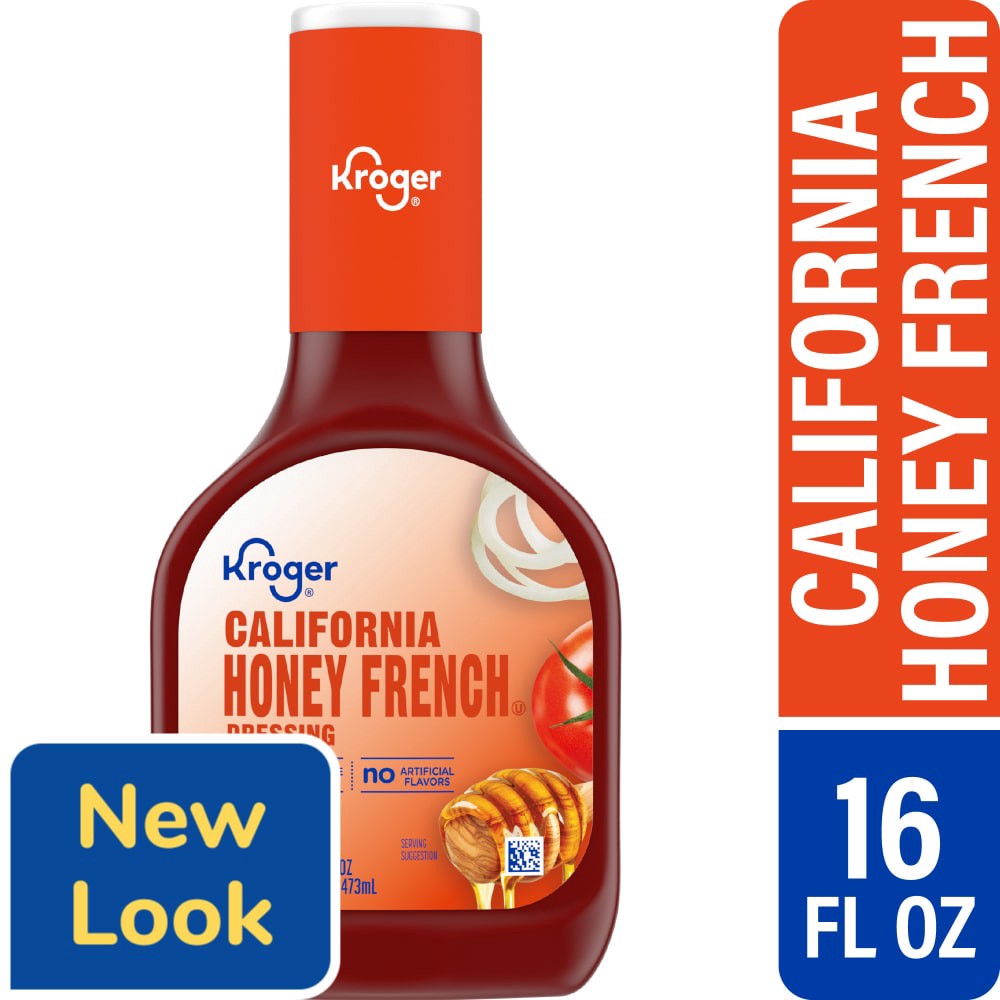 slide 2 of 5, Kroger California Honey French Style Dressing, 16 fl oz