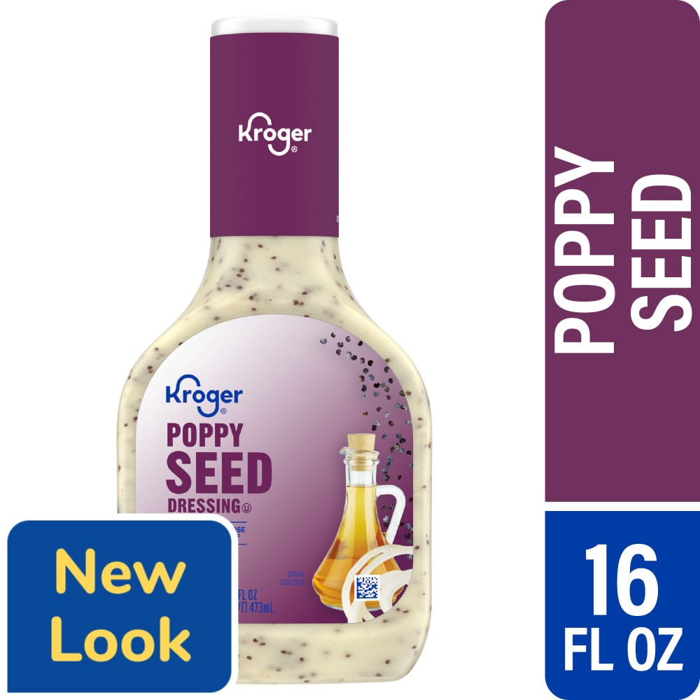 slide 2 of 3, Kroger Poppy Seed Dressing, 16 fl oz