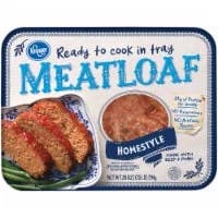 Kroger Homestyle Ready To Cook In Tray Meatloaf