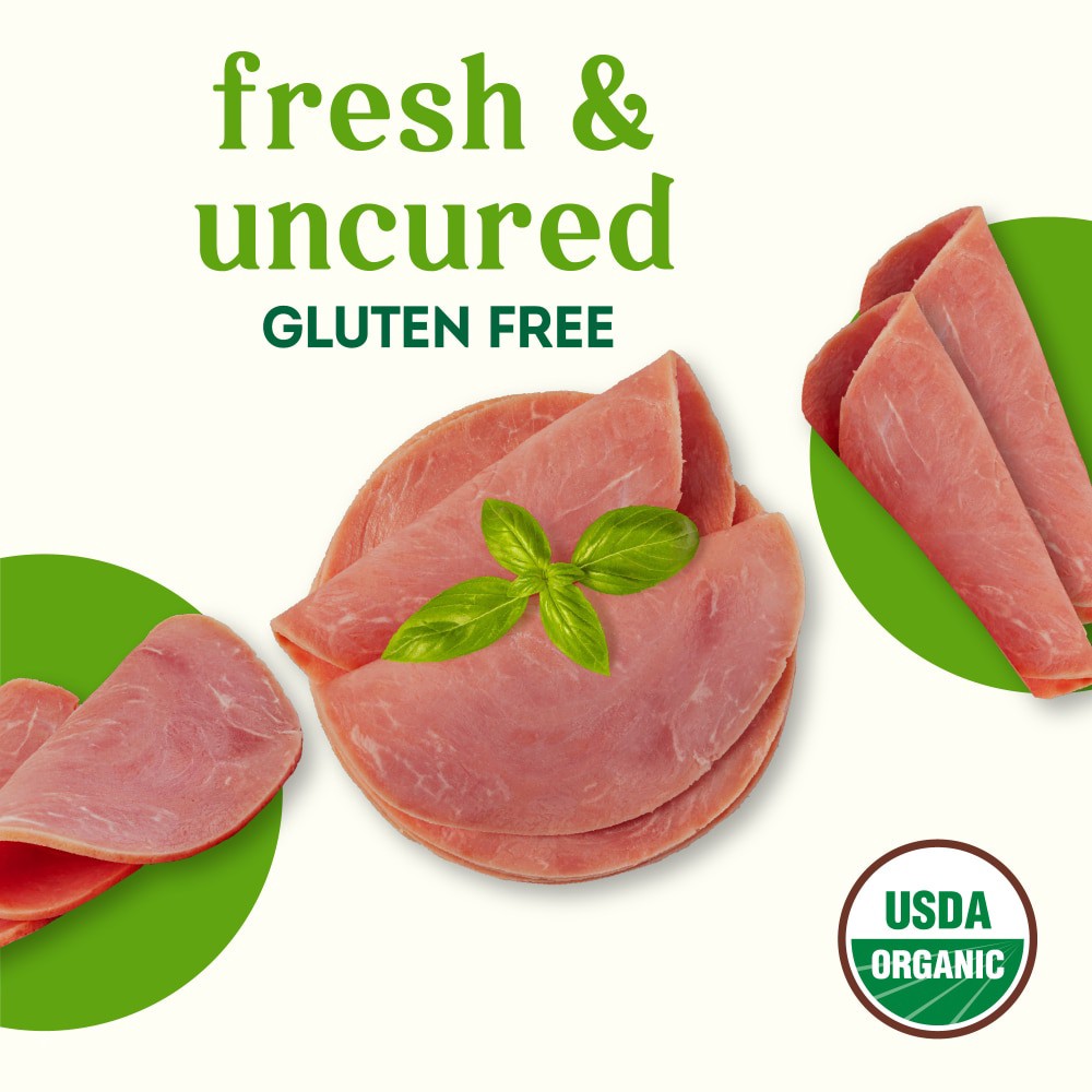 slide 4 of 5, Simple Truth Organic Uncured Black Forest Ham, 6 oz