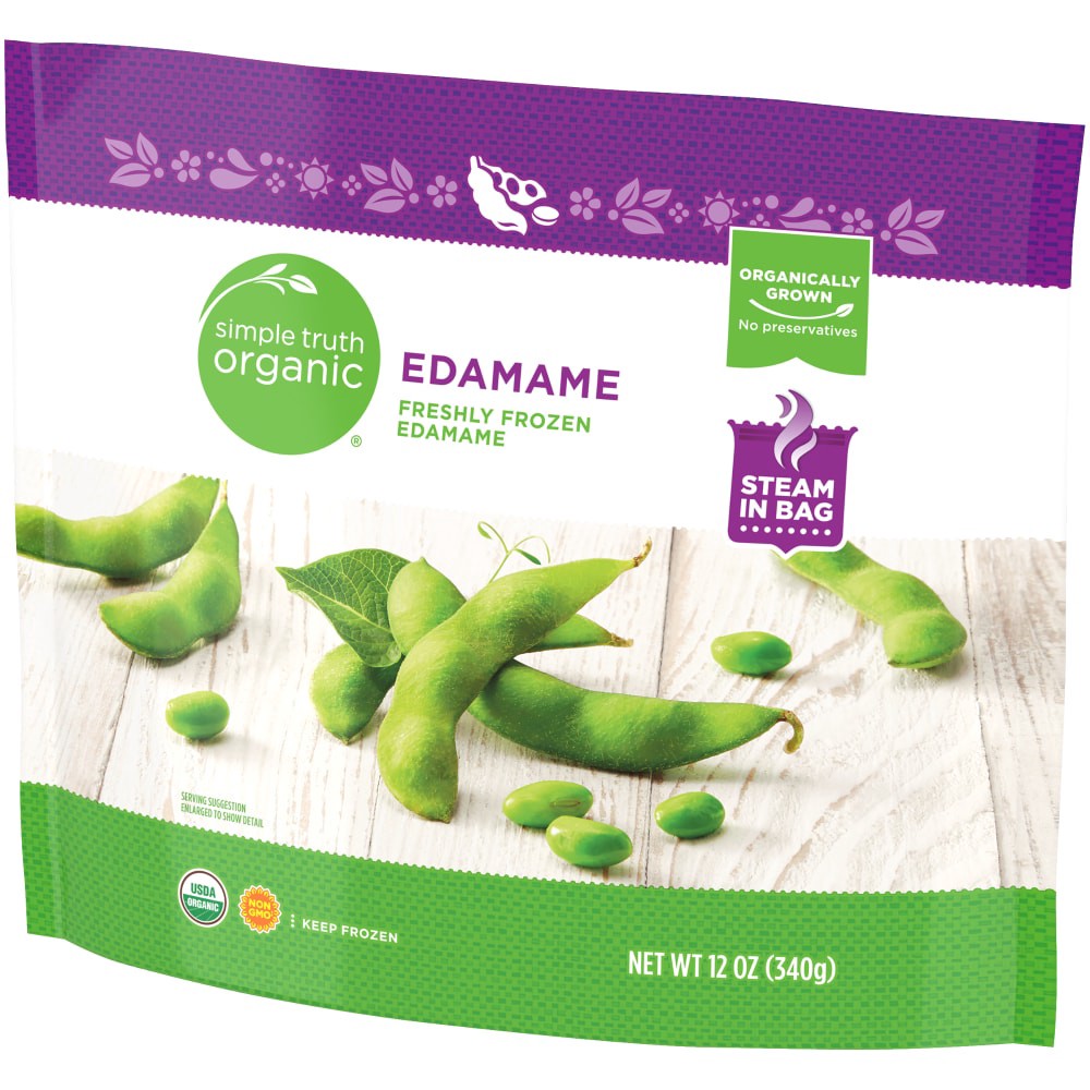 slide 2 of 3, Simple Truth Organic Frozen Edamame, 12 oz