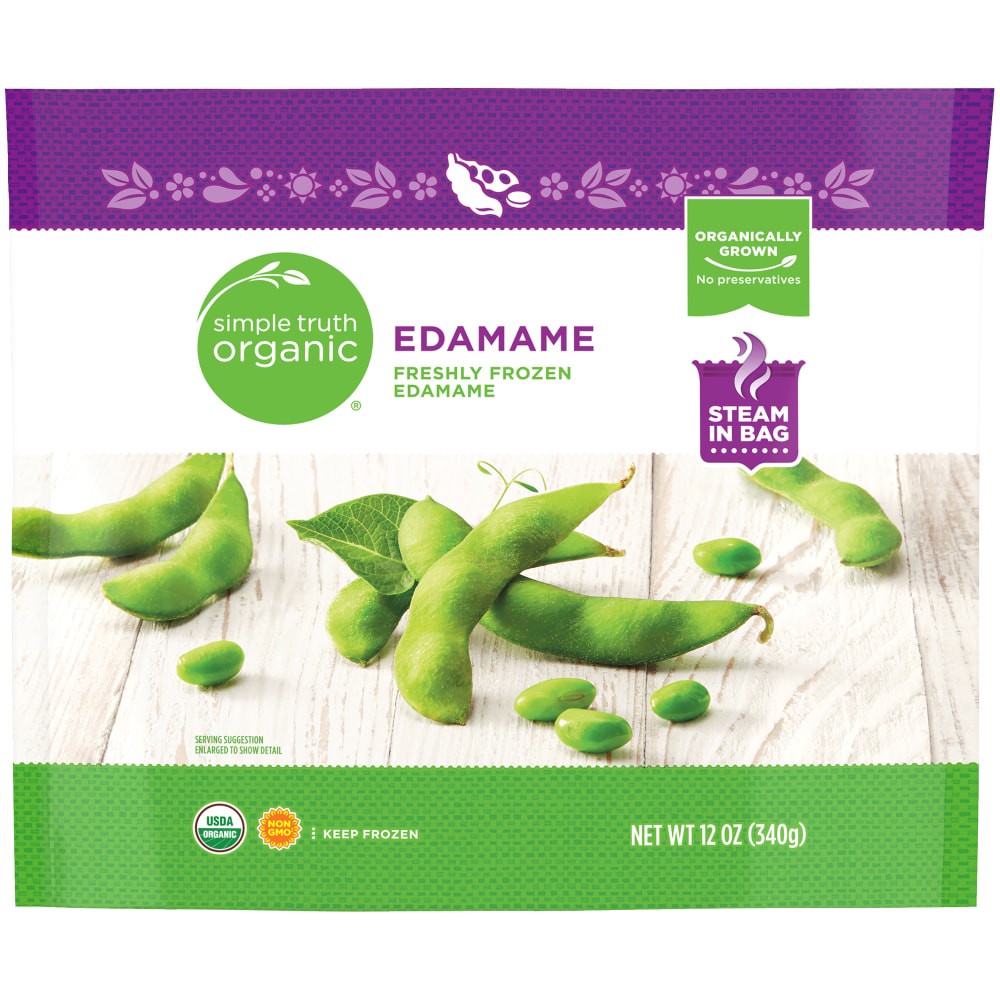 slide 3 of 3, Simple Truth Organic Frozen Edamame, 12 oz