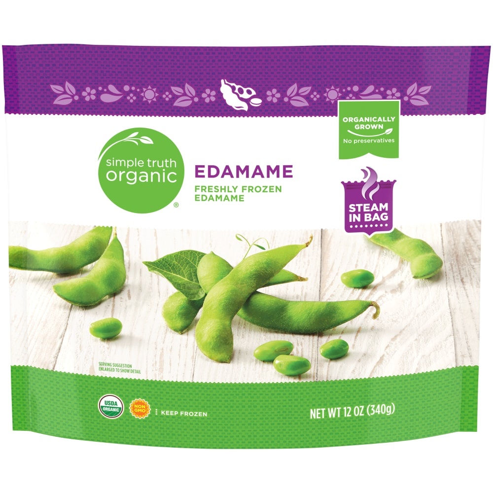 slide 1 of 3, Simple Truth Organic Frozen Edamame, 12 oz