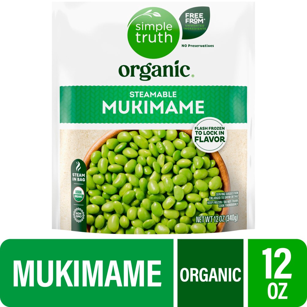 slide 2 of 2, Simple Truth Organic Shelled Mukimame Pouch, 12 oz