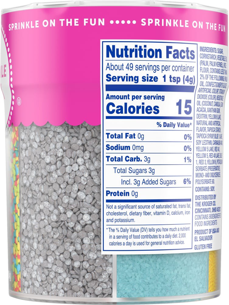 slide 4 of 5, Kroger Sprinkle Mix, 6.8 oz