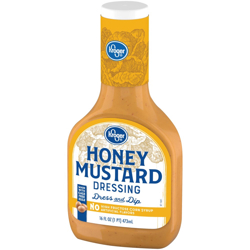 slide 3 of 3, Kroger Honey Mustard Dressing, 16 fl oz