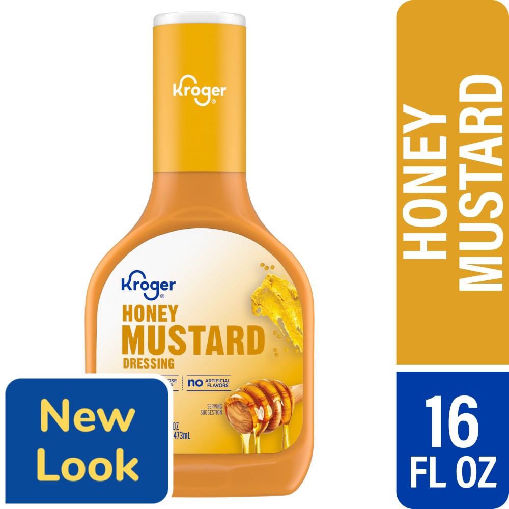 slide 4 of 5, Kroger Honey Mustard Dressing, 16 fl oz