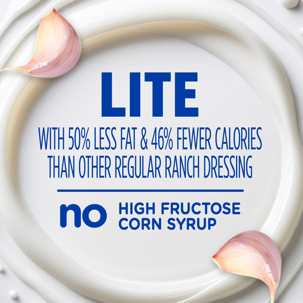 slide 4 of 5, Kroger Lite Creamy Ranch Dressing, 16 fl oz