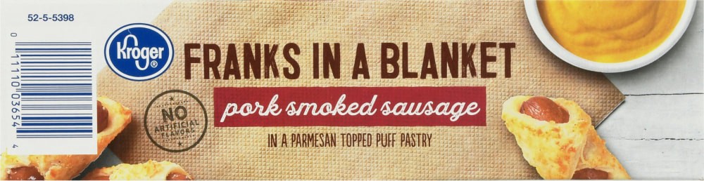 slide 5 of 6, Kroger Pork Smoked Sausage Franks In A Blanket, 20.6 oz