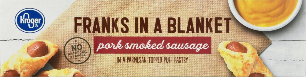 slide 6 of 6, Kroger Pork Smoked Sausage Franks In A Blanket, 20.6 oz