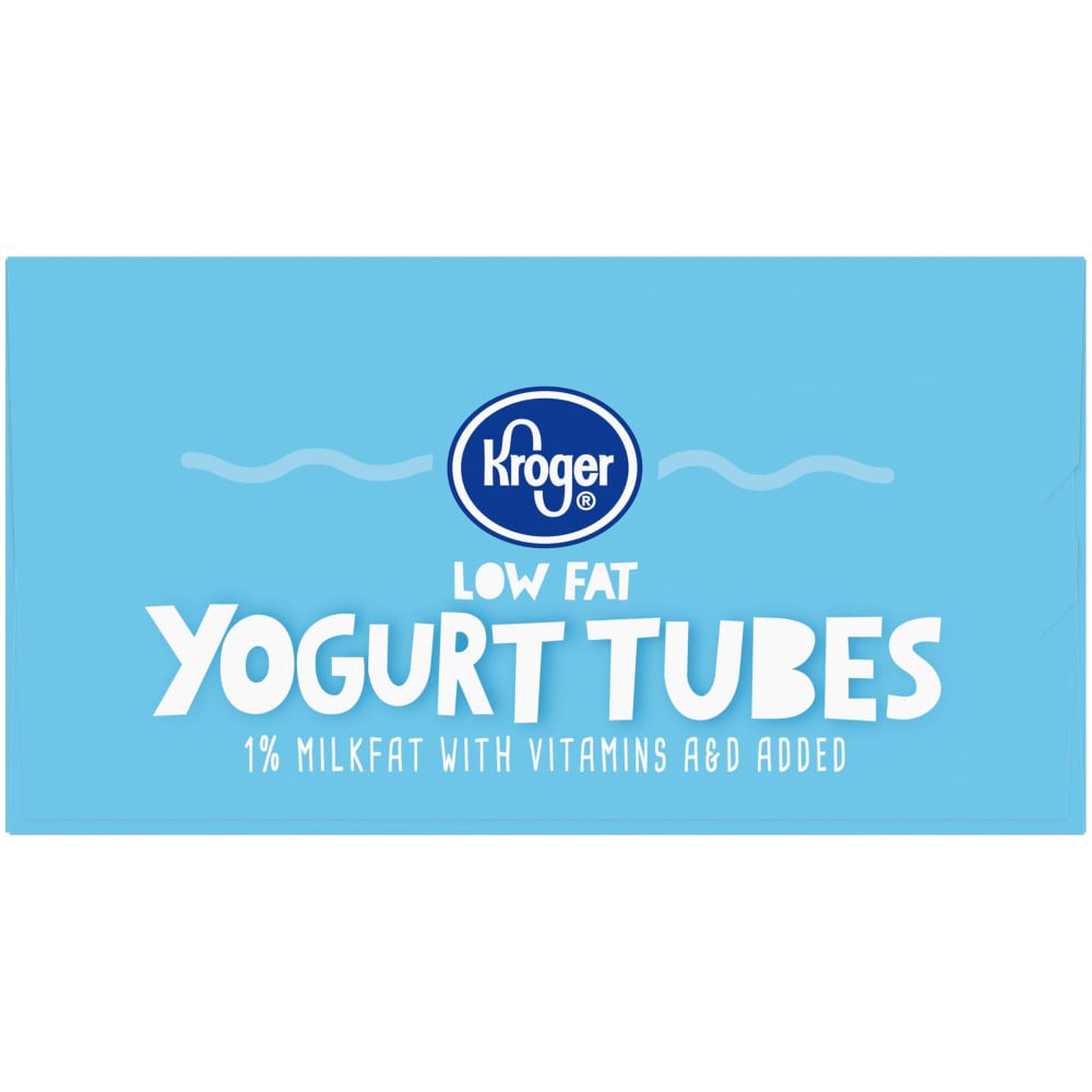 slide 4 of 5, Kroger Strawberry & Vanilla Yogurt Tubes, 16 oz