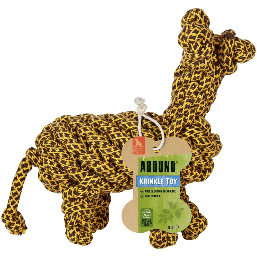 slide 1 of 1, Abound Krinkle Rope Dog Toy, 1 ct