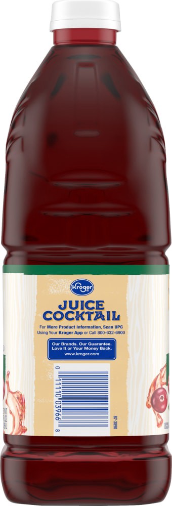 slide 2 of 4, Kroger Cranberry Apple Juice Cocktail - 64 fl oz, 64 fl oz