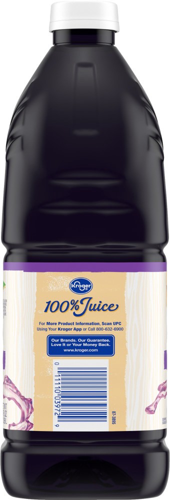slide 3 of 4, Kroger 100% Grape Juice, 64 fl oz