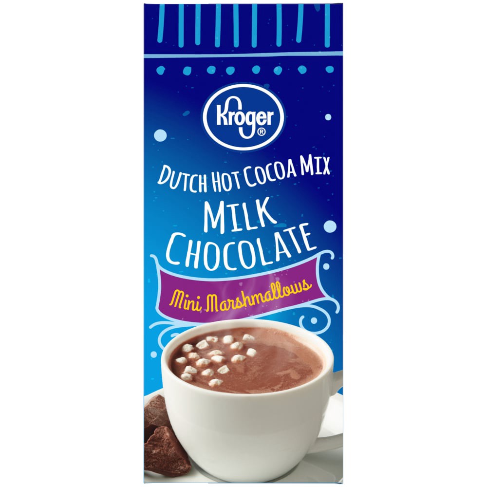 slide 4 of 4, Kroger Dutch Milk Chocolate Hot Cocoa With Mini Marshmallows, 8 ct