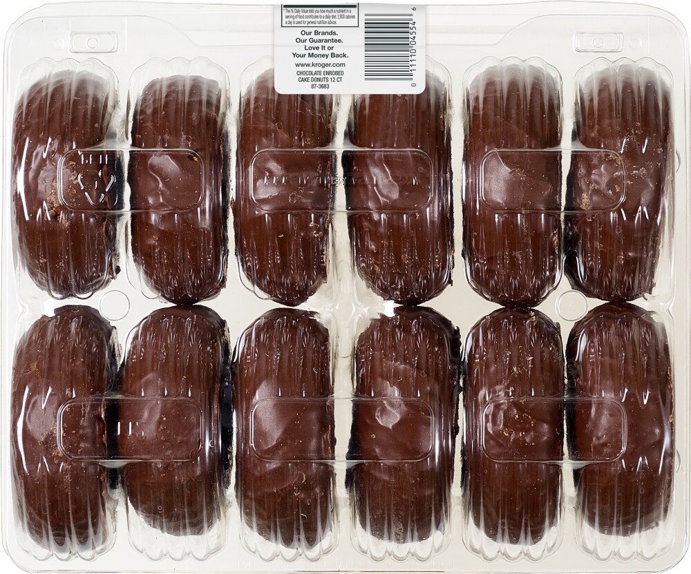 slide 3 of 3, Bakery Fresh Goodness Chocolate Dipped Donuts, 12 ct