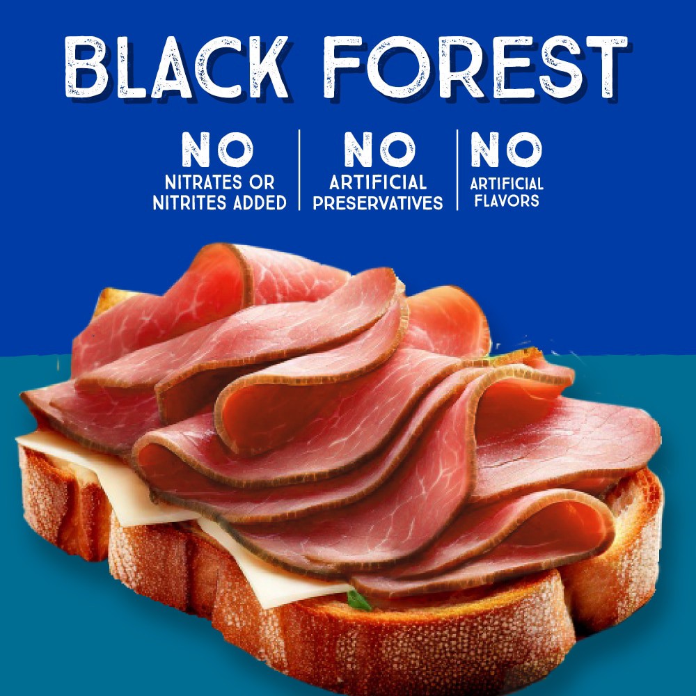 slide 4 of 5, Kroger Deli Thin Sliced Black Forest Uncured Ham, 16 oz